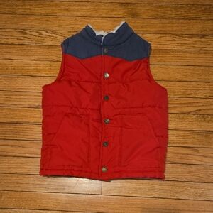 Carter's Red and White Fleece-Lined Jacket